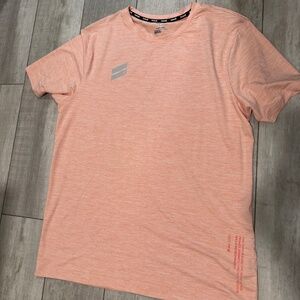 HURLEY Mens Reflective Graphic T-Shirt Top XL Peach